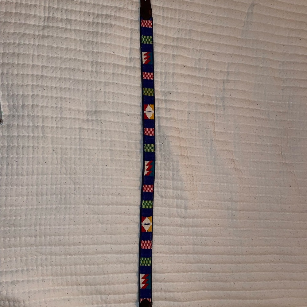 Size 34 Bonobos needlepoint belt.